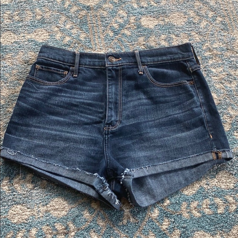 High Waisted Abercrombie Jean Shorts
